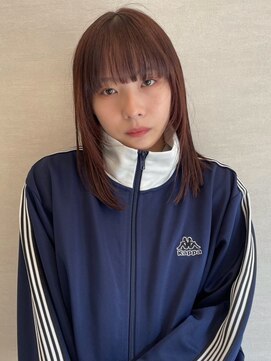 トナリ(tonari) カシスカラー　顔周りレイヤー　姫カット【鹿児島中央駅】