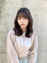 アクアオモテサンドウ(ACQUA omotesando) ◇韓国風くびれヘア/レイヤーカット/オリーブグレージュ/暗髪