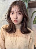 ザクザクレイヤーカット巻き方簡単ミディアムロング韓国渋谷