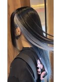 アイスブルーインナーカラー