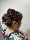 お祭りヘア