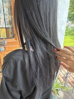 パディントン(Paddington) ダークトーンのオーバーハング☆インナーのパープルが素敵過ぎ♪