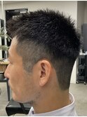 スパイキーショート/ジェットモヒカン/ショートバング/men's