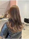 韓国へア/レイヤー/顔周り/ボブ/透明感カラー