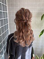 ボアップ 難波店(boappu) #ハーフアップ #ヘアセット #ヘアアレンジ