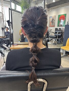 イースエモーション(ease et motion) 【天神.大名.今泉】お呼ばれ編み下ろしヘアセット