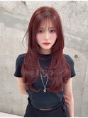 巻きやすいレイヤー×カシスレッド
