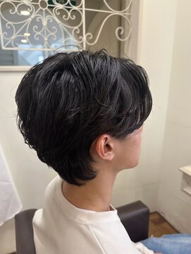 エクファ ヘア シェリル 草津 南草津店(ex-fa hair cherir) サーフカール/スパイキーショート/ブルーブラック/草津/南草津