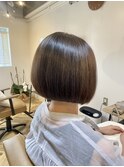 艶と柔らかさを両立した大人のシルキーボブ【箕面】