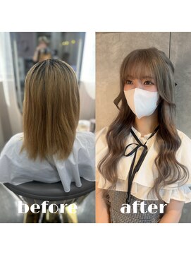 ガルボヘアー 心斎橋店(garbohair) お客様before＆after#プルエクステ#心斎橋エクステ