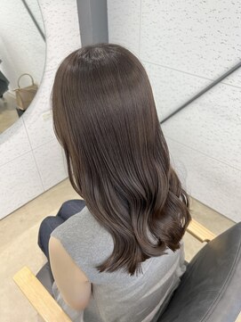 ビーヒアナウ N゜03 金沢駅西店(BE HERE NOW) 髪質改善カラー/ブラウングレージュ