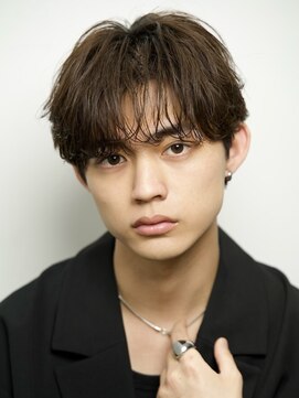 ルーシー 川越(LUCEY) センターパートフェザーパーマシャドウパーマメンズパーマ