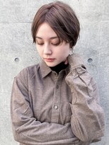 サーカス バイ ビュートリアム 青山(CIRCUS by BEAUTRIUM)&nbsp;大人かっこいい　30代40代50代　ショートボブ　耳掛けショート