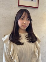 フェイバー 警固店(FAVOR) シースルーバング×ロングレイヤー
