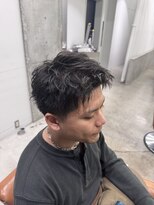山野愛子美容室 銀座店&nbsp;スパイキーショート黒髪短髪ショートスタイルアップバング