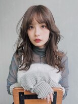 アルバム 池袋(ALBUM)&nbsp;フェミニンロングマロンベージュ似合わせカット_F0498