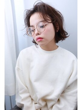 ネオリーブ チロル 横浜西口店(Neolive CiroL.) ゆるふわパーマでかきあげ前髪スタイル
