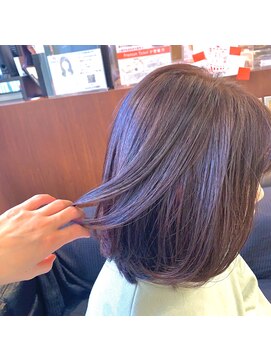 クオリス 上板橋店(QUALIS) 20代30代★レッド/赤/ヘアカラー/カラー/大人ボブ/暖色カラー