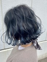 ヘアークラフト(Hair Craft) スモークグレー×スチールブルー