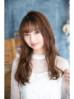 ヘアーサロン リアン 熊谷2号店(hair salon Rien) シースルーバング×チョコレートブラウン