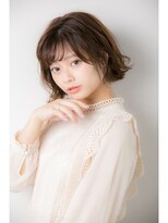 リノナ(Linona)&nbsp;シースルー外ハネBOB☆ピンクアッシュ 【Linona/リノナ 】