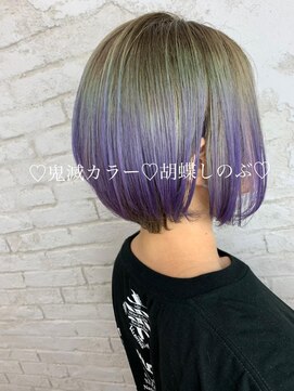 プライズ アイリス 池袋東口店(prize Iris) 鬼滅カラー、胡蝶しのぶ、バイオレット、池袋