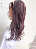 《xena》harustyle☆ピンクラベンダー×ミディアムロング