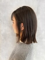 アイディール(:ideal)&nbsp;20代30代くせ毛、多毛、剛毛でも酸熱で切りっぱなしワンレンボブ