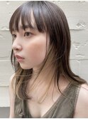 【PARK】インナーカラー×ストレートミディ