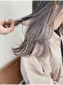 【和田寧々】インナーカラー/グレー/シルバー/ホワイトシルバー