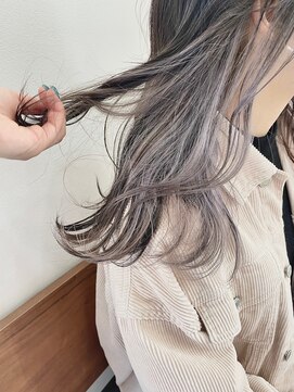 ノチ(Noci) 【和田寧々】インナーカラー/グレー/シルバー/ホワイトシルバー