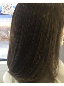 ヘアーカルチャー おゆみ野店(HAIR CULTURE) ロングストレート髪質改善カラーブラウンアッシュカラー