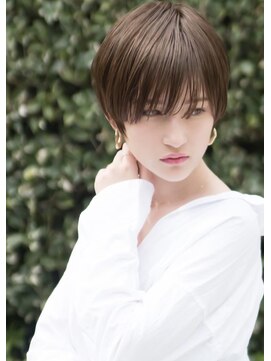 ドットハリス(.Hallis) 大人かわいい/小顔ショート/ショコラベージュ/簡単スタイリング