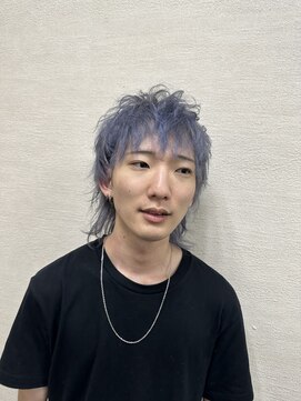 ヘアーサロンゴトウ ネオウルフ　ブルーシルバーカラー