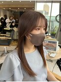 ツヤ感カラー＊シースルー＊パールベージュ【ZinaCENTRAL】