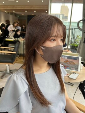 ジーナ セントラル銀座(Zina) ツヤ感カラー＊シースルー＊パールベージュ【ZinaCENTRAL】