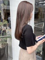 ヘアー アイス ルーチェ(HAIR ICI LUCE) ブリーチなし ショコラベージュ ラベンダーベージュ 落合