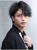 無造作2wayセンターパート