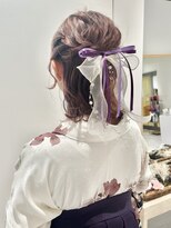 ゼストララ(ZEST Lara)&nbsp;卒業式ボブヘアセット♪ハーフアップアレンジ【吉祥寺】misaki
