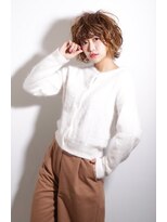 アディクト イースト 東陽町東口(addict EAST)&nbsp;マッシュショートボブ＿パーマ＿ベージュ＿韓国風ヘア［東陽町］