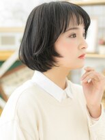 カバーヘア ブリス 大宮西口(COVER HAIR bliss) ■黒髪ステップボーンカットひし形ショート314大宮10代20代30代