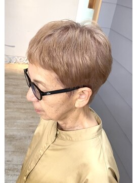 ソイア 春日井店(Soea) 脱白髪染め ミルクティーグレージュ