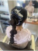 【with annex店 稲田】編み下ろしポニーテール