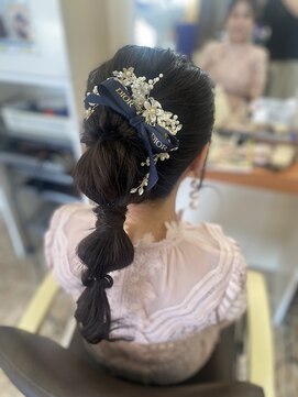 ウィズ ANNEX店(With) 【with annex店 稲田】編み下ろしポニーテール