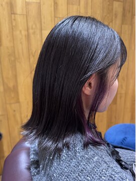 チアー ヘアリラクゼーション(cheer HAIRRELAXATION) 黒髪切りっぱなしミディアム