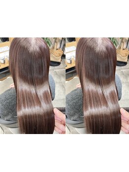 【髪のうねり、広がりや癖が気になる方に】毛先までしっとり♪自然なストレートで、朝のお手入れも楽に◎