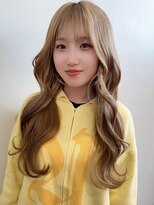 イーストハムヘッドショップ(EAST HAM head shop) 韓国風ロングレイヤー/キャラメルベージュ