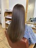 【髪ドラ★まとまる艶髪】カット＋縮毛矯正＋トリートメント　￥25,000～