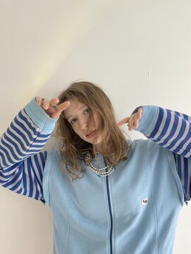 ムーン バイ ケンジ(moon by KENJE) 【hishida】ベージュカラー/ニュアンスパーマ/レイヤー