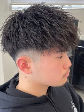 バース バイ ハピネス(BIRTH by happiness) 奈良men'sフェードマッシュツイストスパイラルパーマ